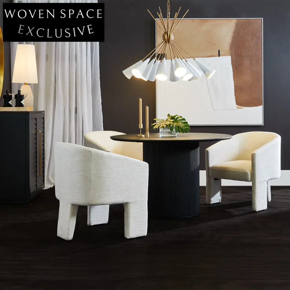 Kylie Dining Chair - Natural Linen Dining Chair