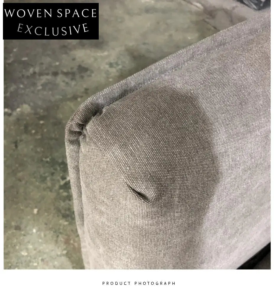 Elegant L-Shaped Sectional Linen Sofa: Modern Living Room Sleeper Design, Comfortable & Stylish