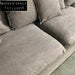 Elegant L-Shaped Sectional Linen Sofa: Modern Living Room Sleeper Design, Comfortable & Stylish