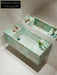 Lara Amazon Green Marble Integrated Sink