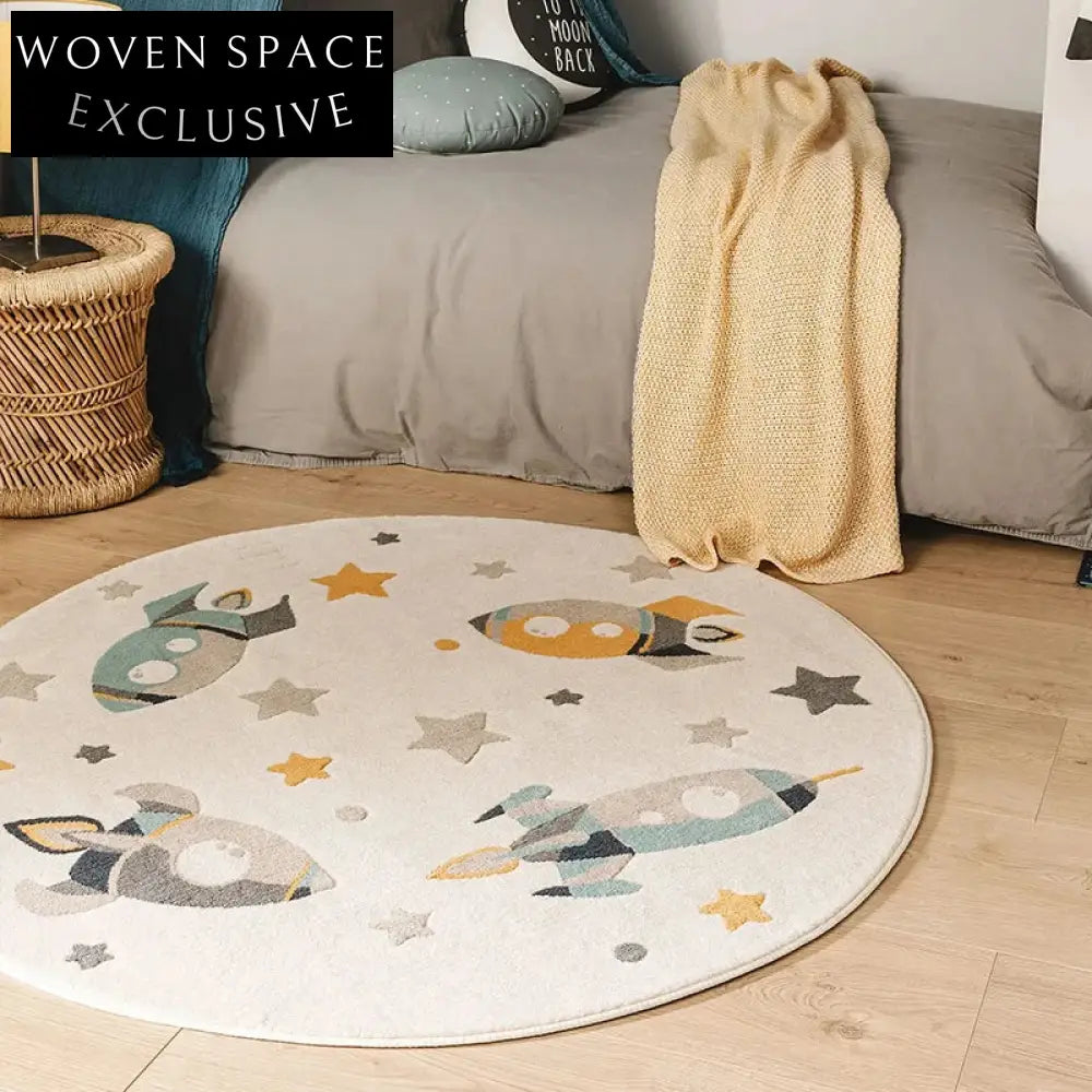 Large Modern Geometric Polyester Area Rug for Bedroom Living Room Decor