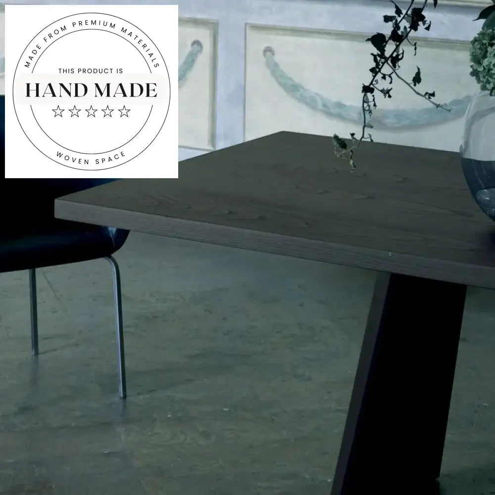 Large Vintage Solid Wood Rectangular Italian Style Dining Table