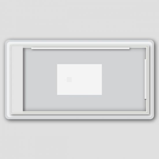 1500*800mm Frosted Glass Edge 3 Color Lighting Backlit LED Mirror Touch Sensor Switch Defogger Pad Wall Mounted Vertical or Horizontal