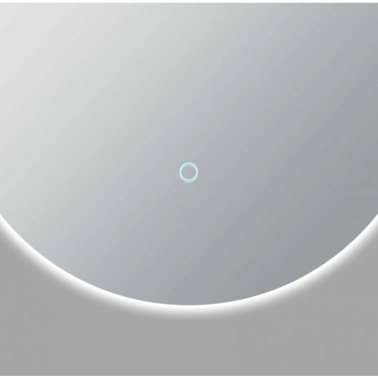450*900mm Builder Range Oval Sharp-Edged 3 Color Lighting Backlit LED Mirror with Touch Sensor Switch