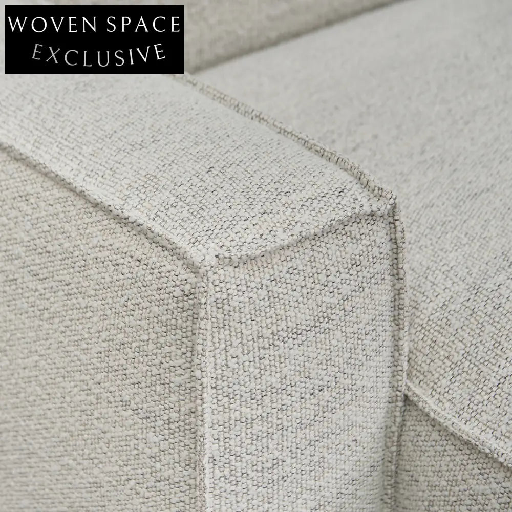 Left Chaise Fabric Sofa - Fog Grey Chaise Sofa