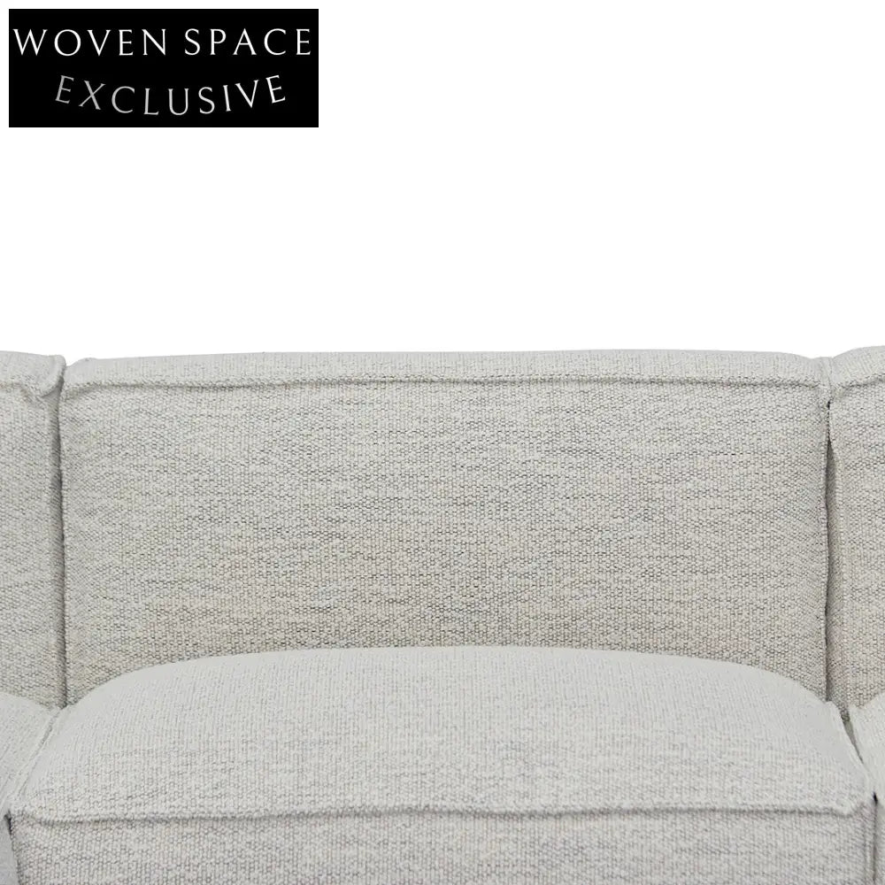 Left Chaise Fabric Sofa - Fog Grey Chaise Sofa
