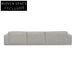 Left Chaise Fabric Sofa - Fog Grey Chaise Sofa