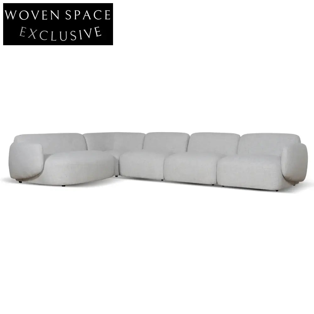 Left Chaise Modular Sofa - Cloud Grey Chaise Sofa