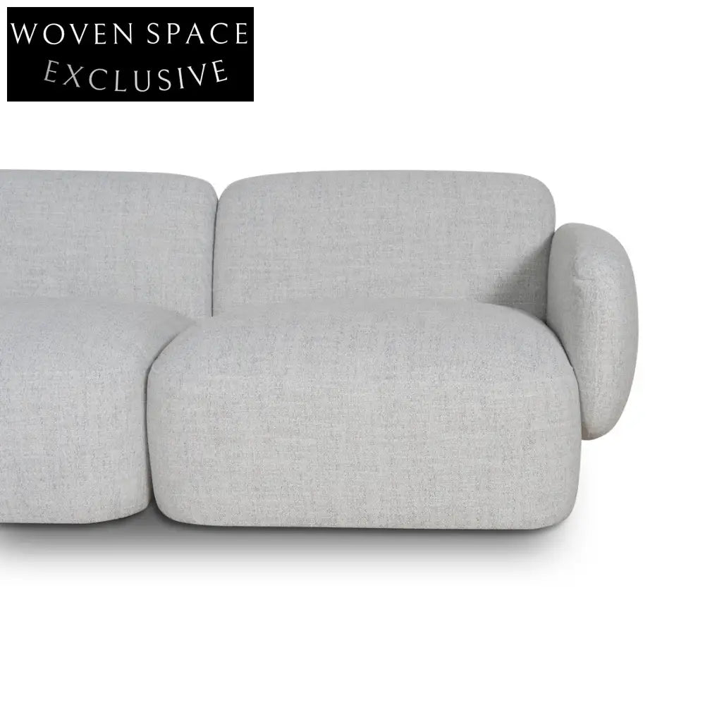 Left Chaise Modular Sofa - Cloud Grey Chaise Sofa