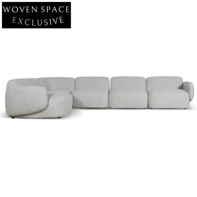 Left Chaise Modular Sofa - Cloud Grey Chaise Sofa