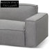 Left Chaise Sofa - Graphite Grey Chaise Sofa