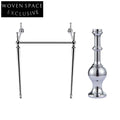 Leonardo european retro wash basin Chrome Silver