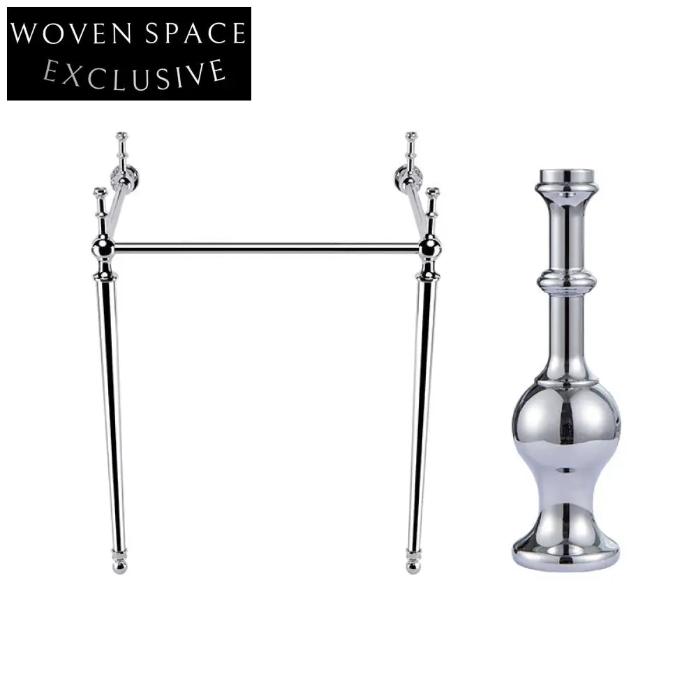 Leonardo european retro wash basin Chrome Silver