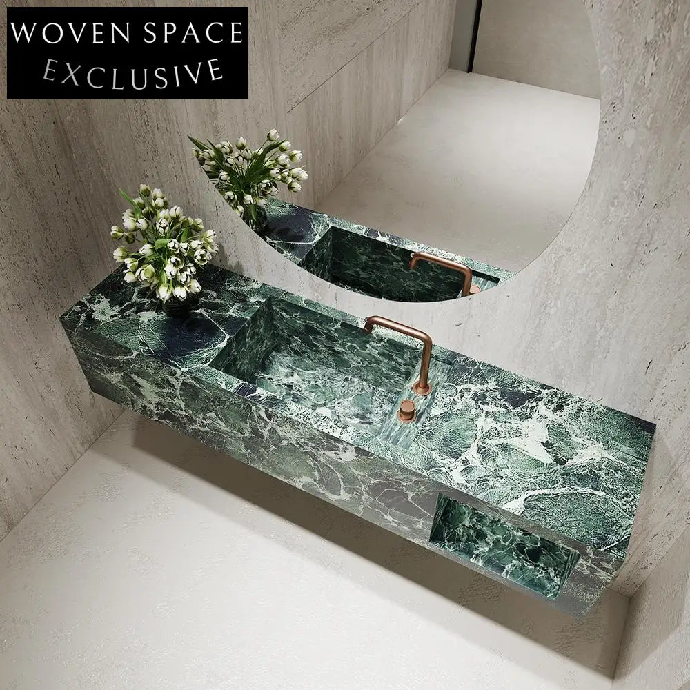 Lian Amazon Green Narrow Edge Sink