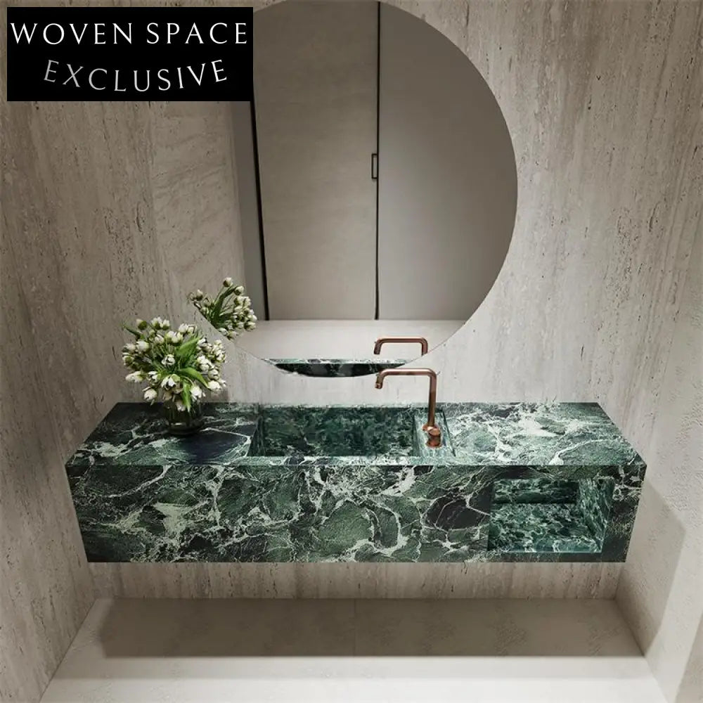 Lian Amazon Green Narrow Edge Sink