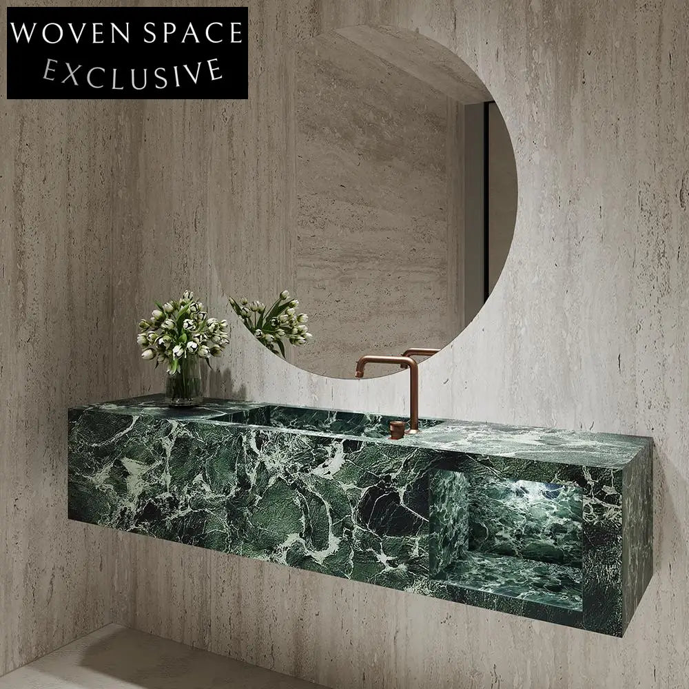 Lian Amazon Green Narrow Edge Sink