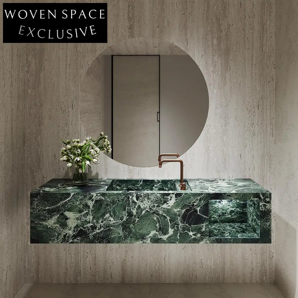 Lian Amazon Green Narrow Edge Sink