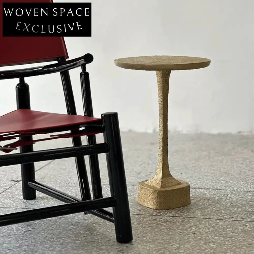 Light Luxury Brass Modern Minimalist Metal Living Room Coffee Side Table