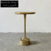Light Luxury Brass Modern Minimalist Metal Living Room Coffee Side Table