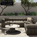 Light Luxury Cream Fabric Modern 3-Seat L-Shape Sectional Sofa Set