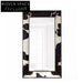 Light Luxury Decorative Full-Length Standing Mirror with Elegant Wood Frame