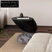 Light Luxury Round Solid Wood Coffee Table with Stone Base Design