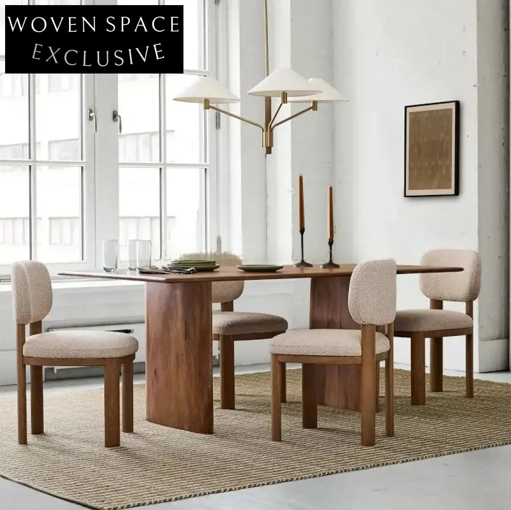 Light Luxury Simple Design Indoor Kitchen Furniture Solid Wood Customized Leisure Chair Dining Chair Customized / 19’’w