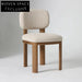 Light Luxury Simple Design Indoor Kitchen Furniture Solid Wood Customized Leisure Chair Dining Chair Customized / 19’’w