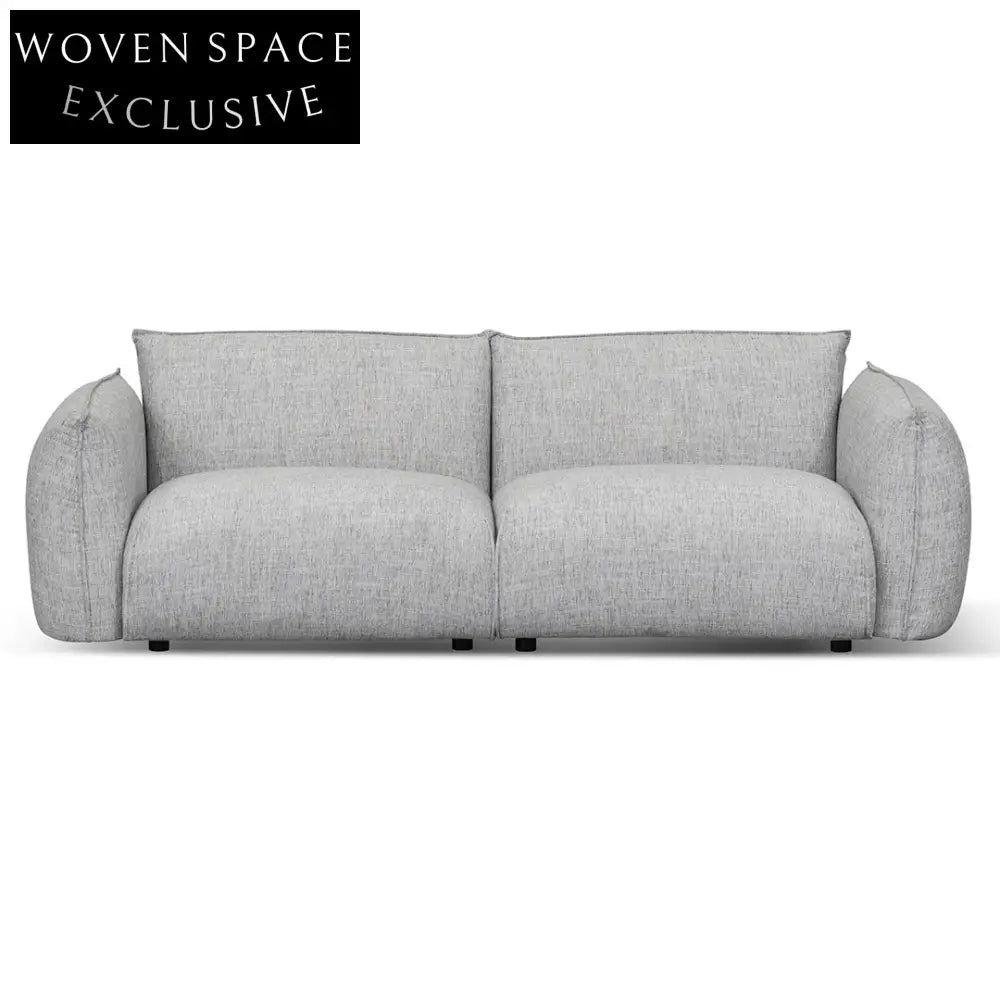 Light Spec Grey 3 Seater Sofa Sofas