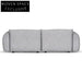 Light Spec Grey 3 Seater Sofa Sofas