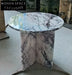 Elegant Tostone Greece Lilac White Marble Coffee Table for Modern Living Room