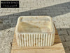 Lorenzo Calacatta ribbed Gold marble sink