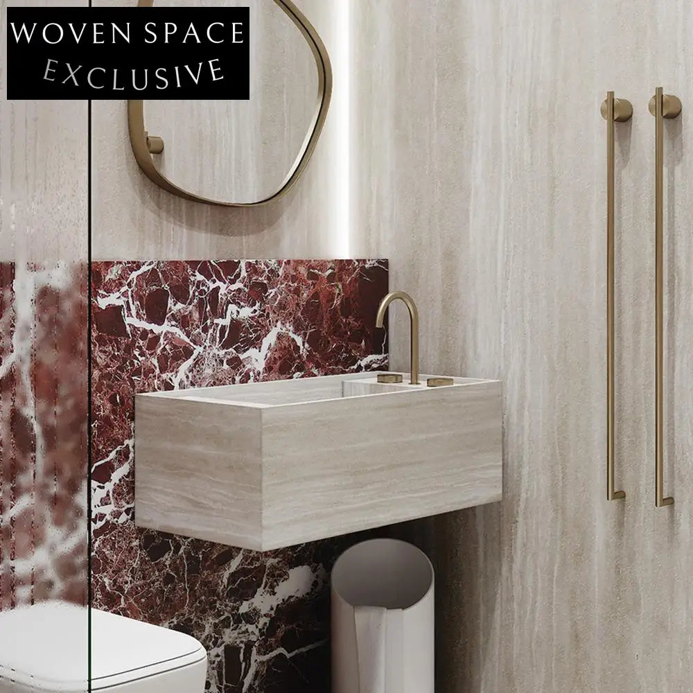 Louise Yellow Roman Cave Sink