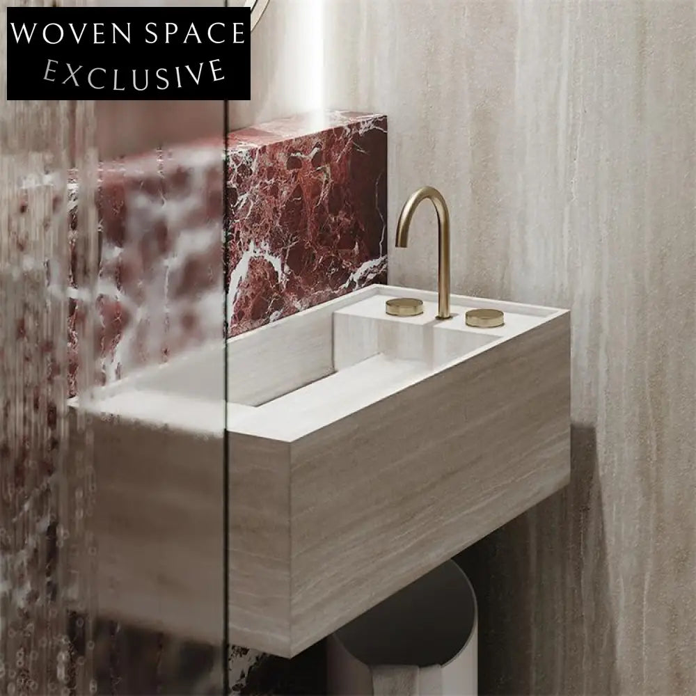 Louise Yellow Roman Cave Sink