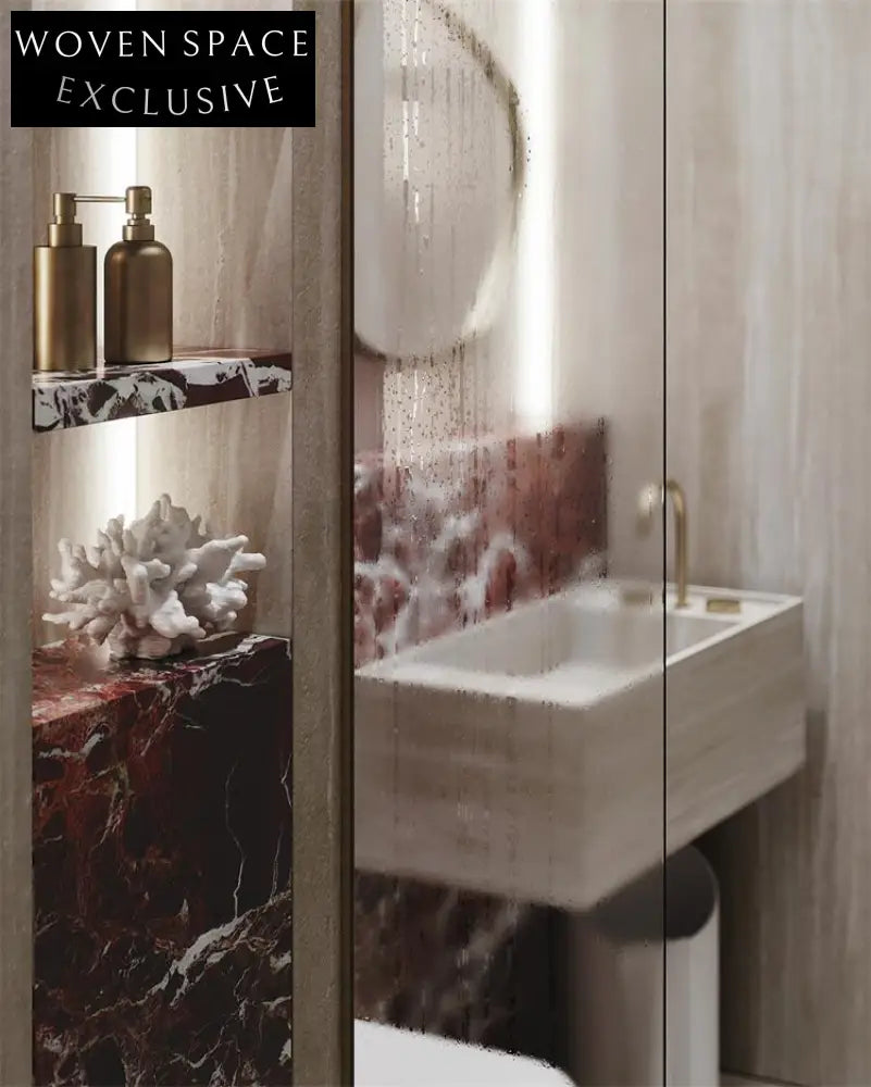 Louise Yellow Roman Cave Sink