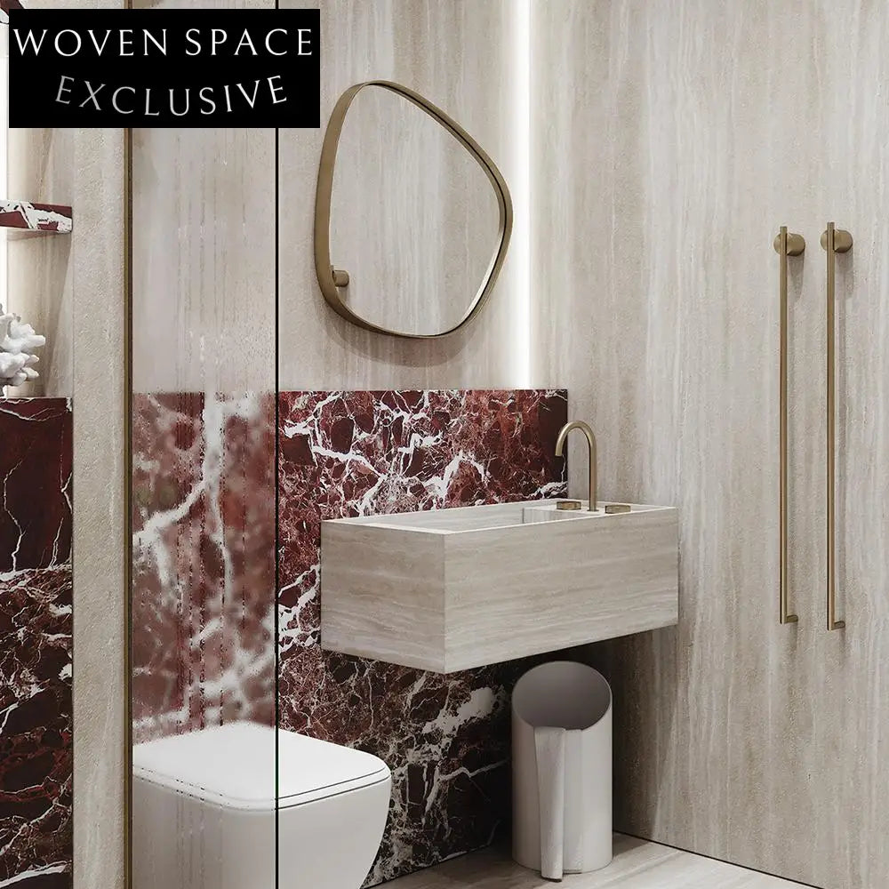 Louise Yellow Roman Cave Sink