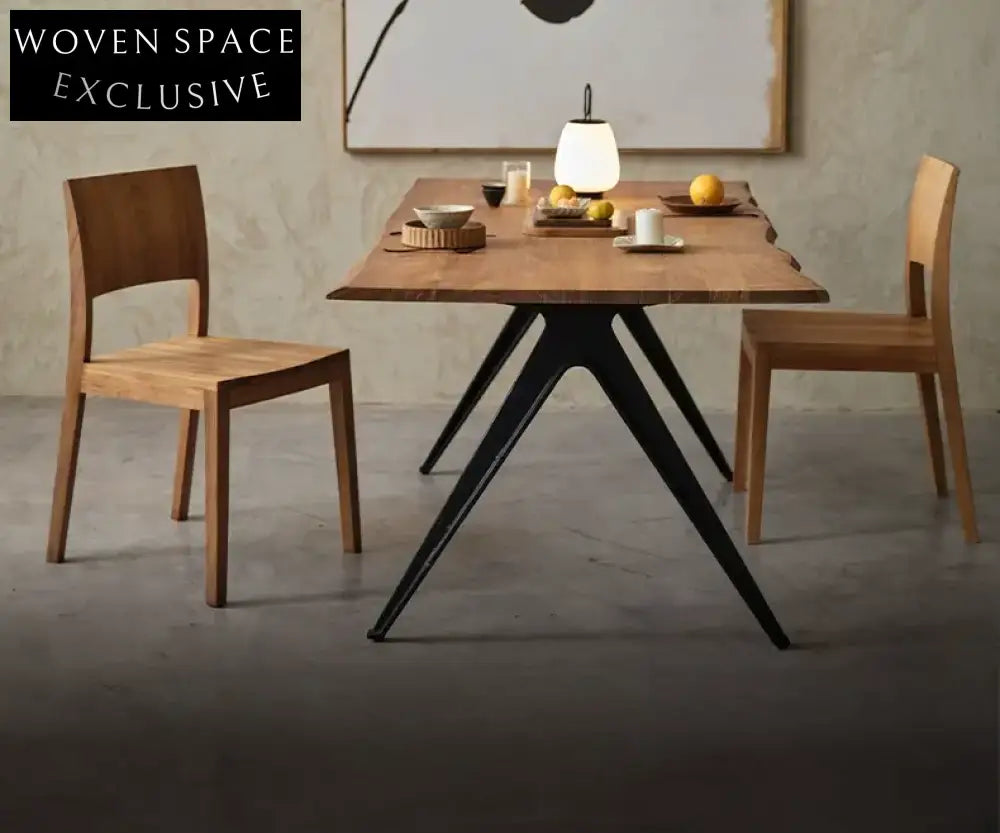 Lucien Pure Teak Wood Vintage Dining Chair 49*54*86