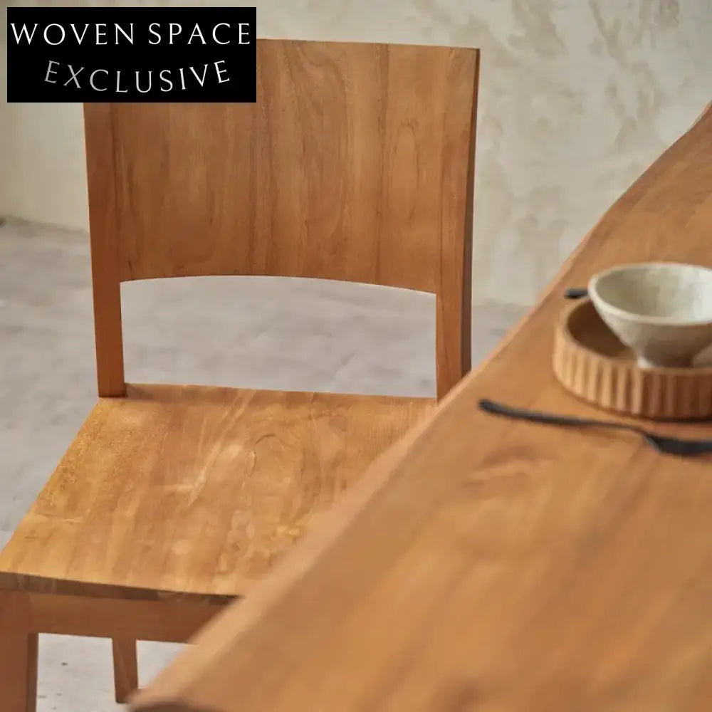 Lucien Pure Teak Wood Vintage Dining Chair 49*54*86