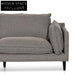 Lucio 4 Seater Left Chaise Fabric Sofa - Graphite Grey Sofas
