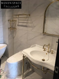 Ludovica High-End Retro Basin,Copper Arc Bracket Size: 900*550*850