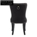 Lugano Dining Chair Set of 2 - Black Dining Chair