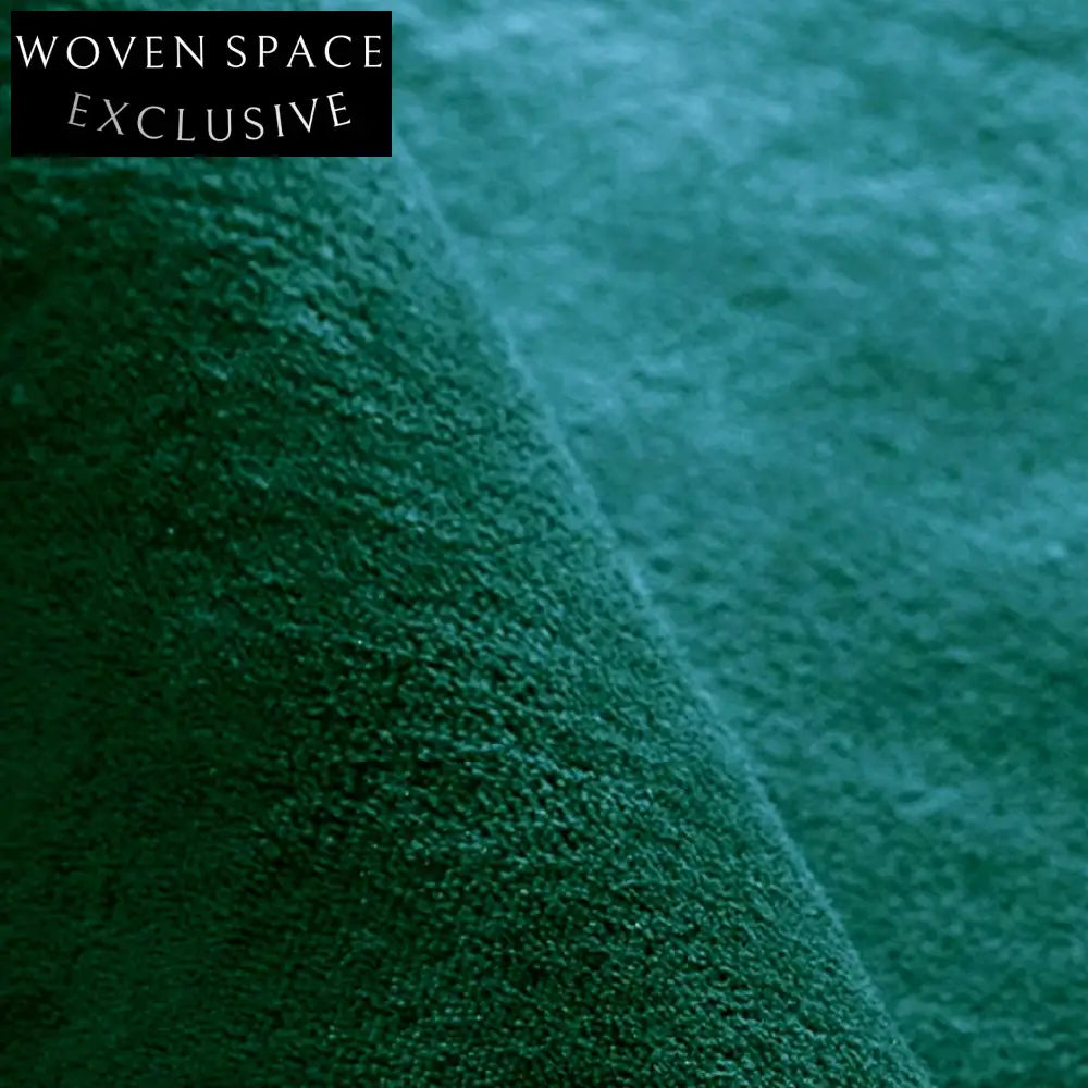 Lush Green Modern Polyester Hand-Knotted Rectangular Area Rug