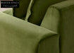 Luxury Modular Green Velvet Sofa, Modern Sectional Couch for Living Room