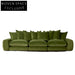 Luxury Modular Green Velvet Sofa, Modern Sectional Couch for Living Room