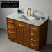 Luxurious 48-inch Classical Wood Bathroom Vanity Storage Cabinet