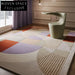 Luxurious American Retro Handmade Large Rectangle Jacquard Fluffy Polyester Area Rug