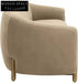 Luxurious Brown Velvet Sofa, Modern Upholstery Design, Comfortable Living Room Couch