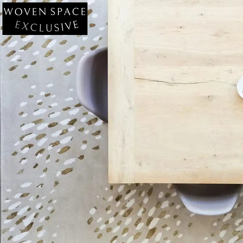 Luxurious Cream Handmade Polyester Modern Living Room Bedroom Area Carpet