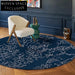 Luxurious Custom Woven Polyester Area Rug - French Style Abstract Decor