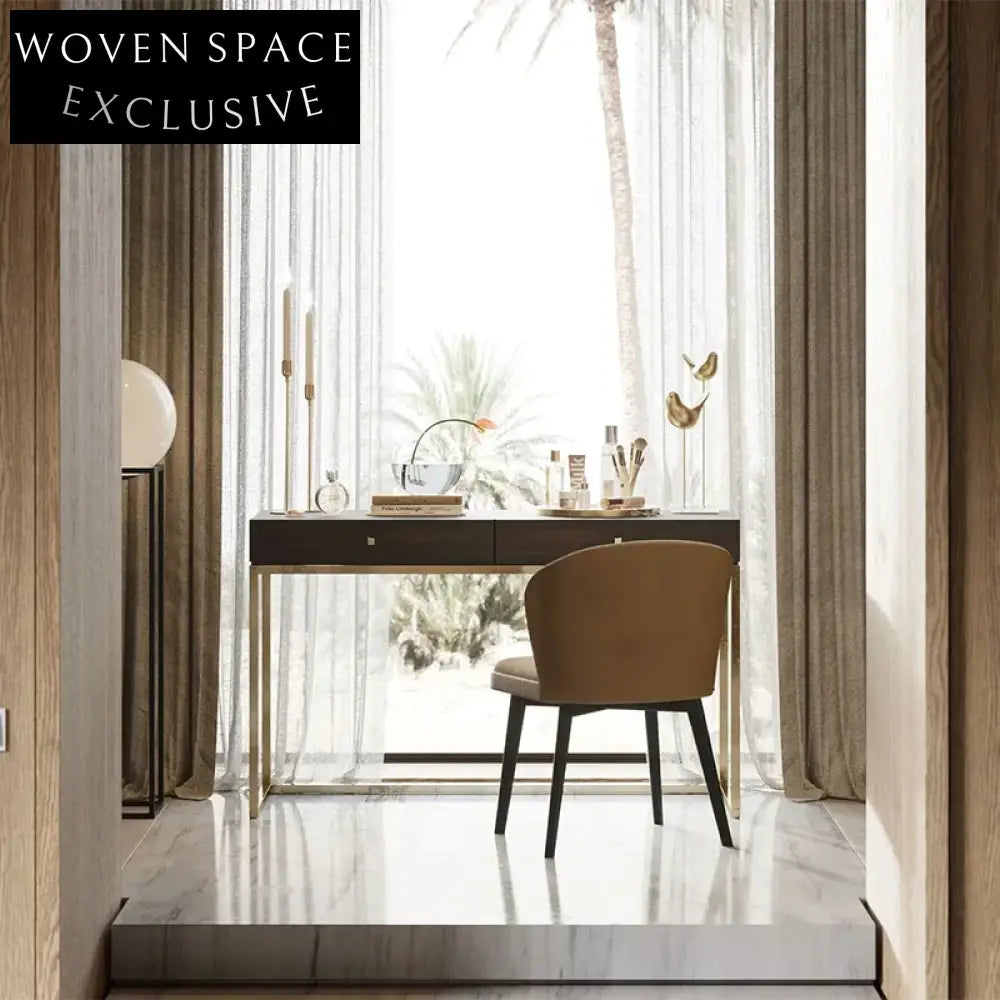 Luxurious Fabric PU Leather Wooden Modern Dining Chairs